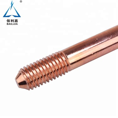 Copper Plated Threaded Steel Rod