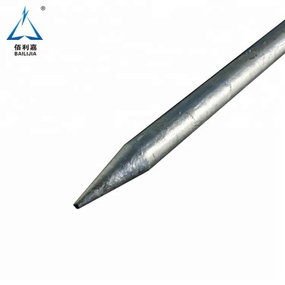 Low Cost Galvanized Threaded Rod Or Galvanized Iron Ground Rods , galvanized ground rod