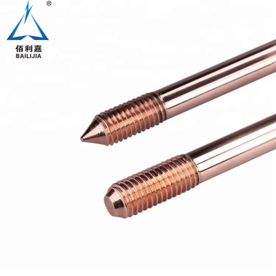 Copper Threaded Rod Of Grounding